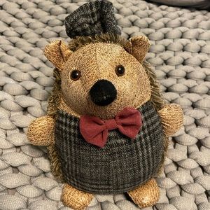 Hedgehog Door-Stopper with Tag